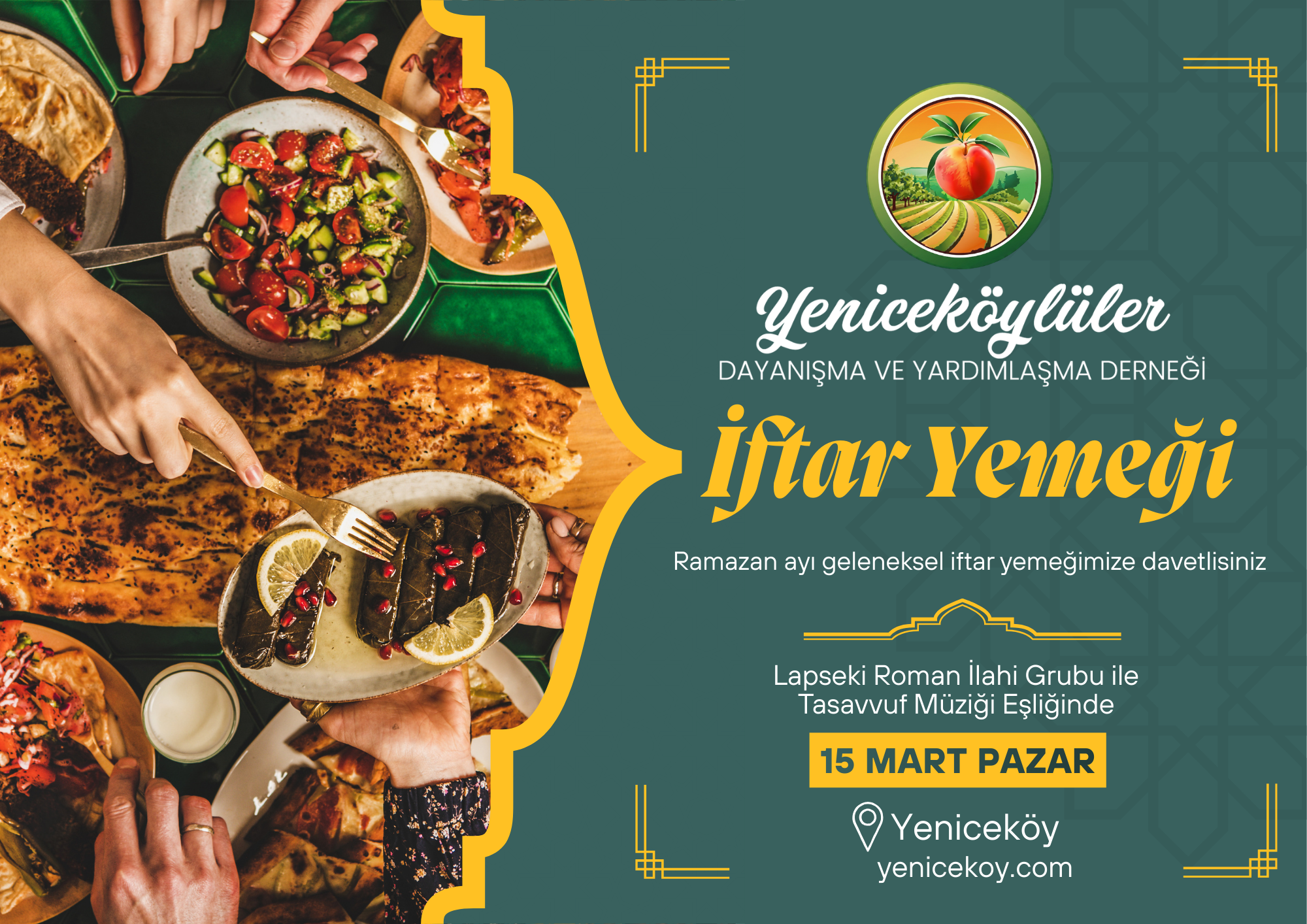 Geleneksel İftar Yemeğimize Davetlisiniz! 🌙